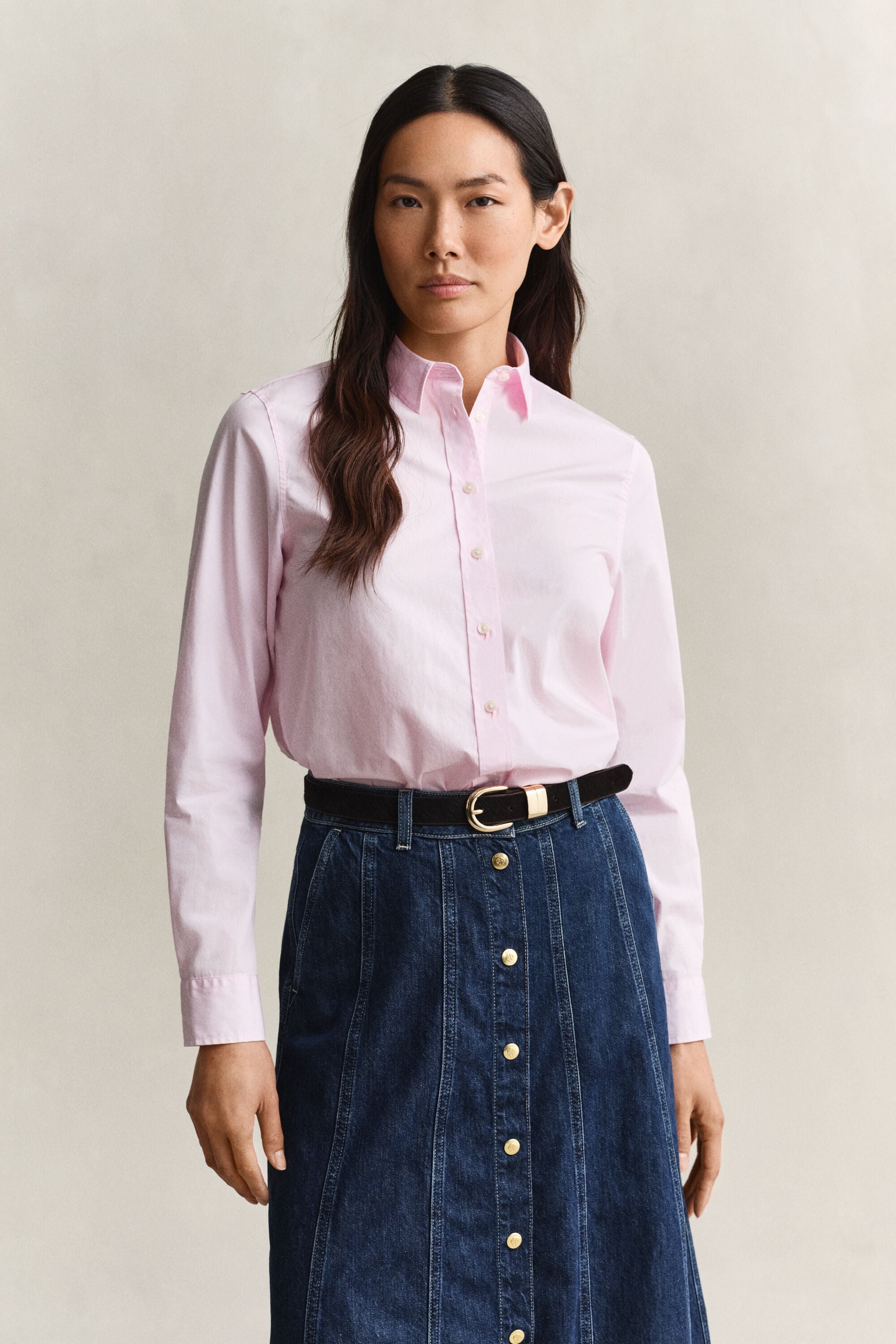 Camisa Regular Fit clásica de popelina