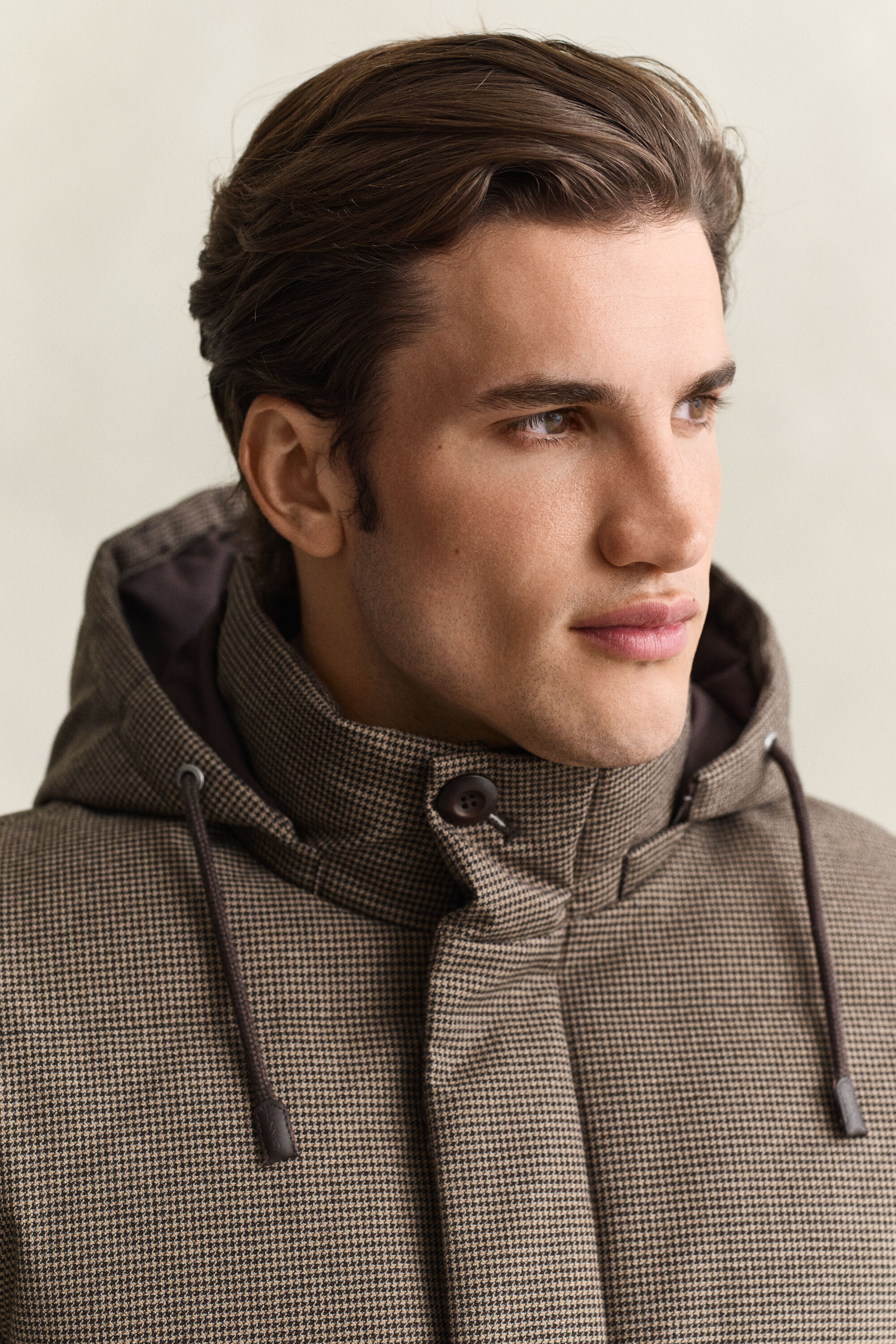 Chaqueta de franela y plumón