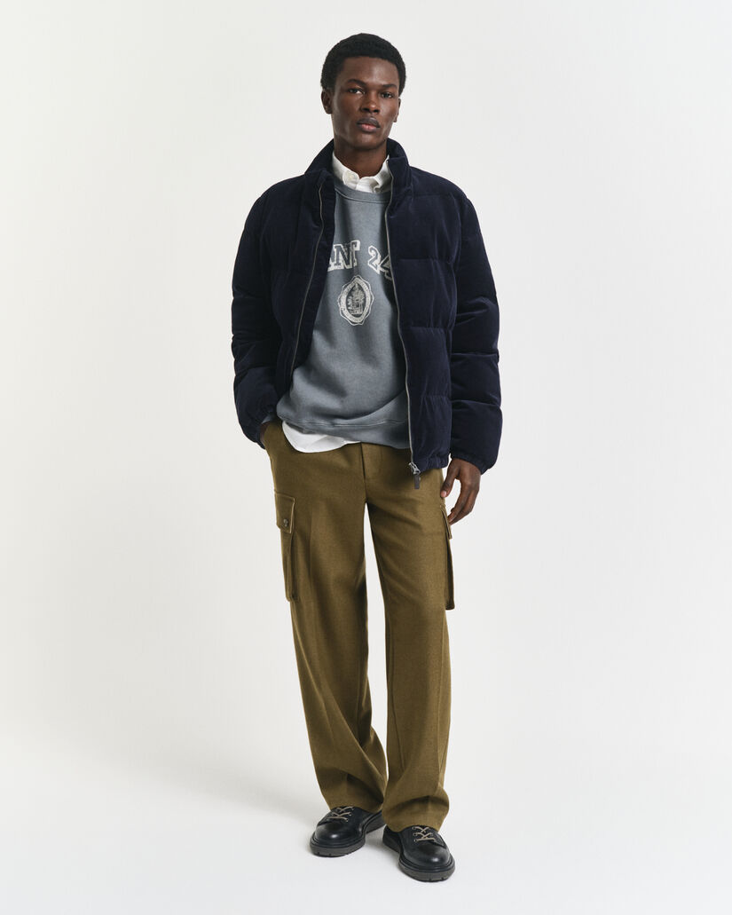 Sudadera de cuello redondo con gráfico