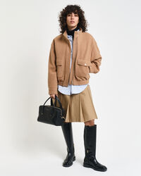 Cazadora Harrington de lana