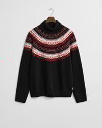 Jersey con cuello de cisne Fair Isle