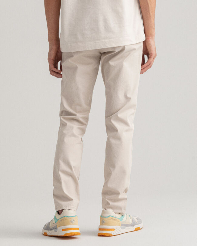 Pantalones chinos Slim Fit de sarga Hallden