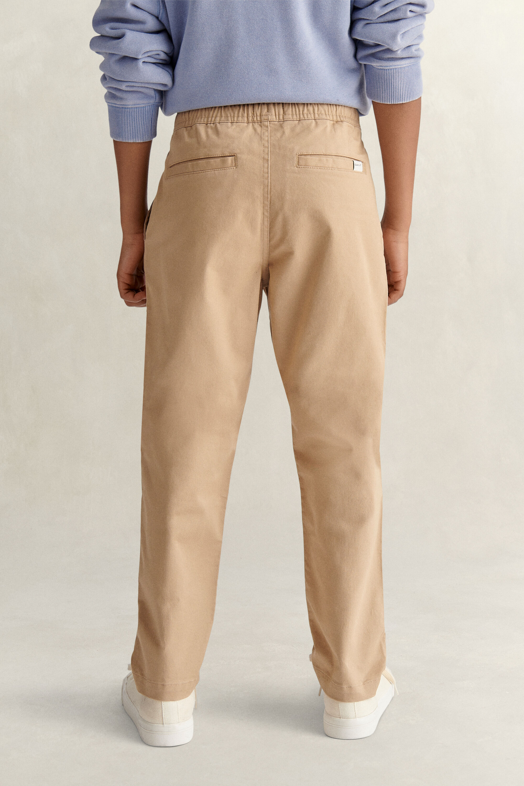 Pantalones chinos con cordón ajustable Teen Boys
