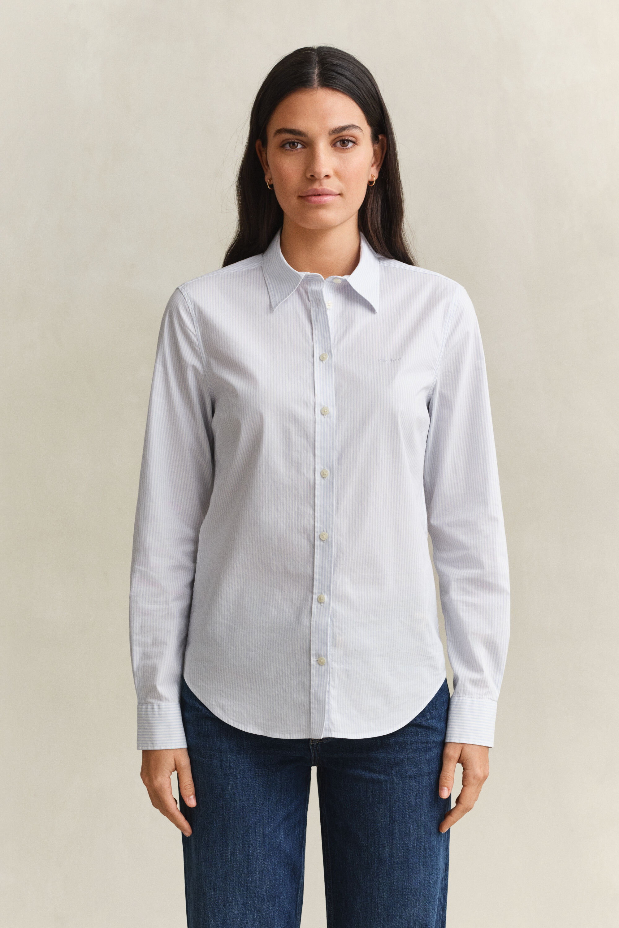 Camisa de popelina a rayas