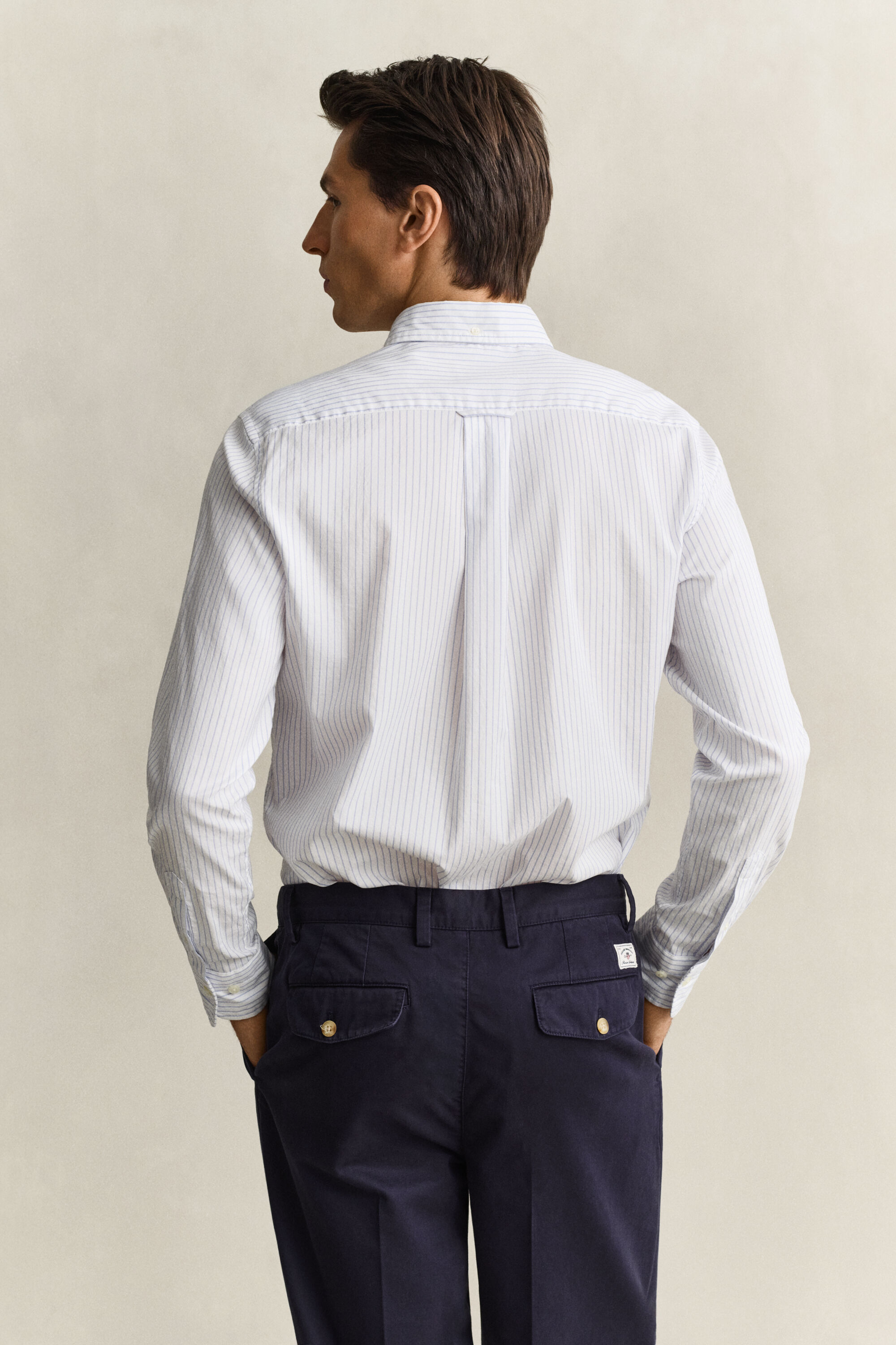Camisa Oxford de rayas Gant x Yale