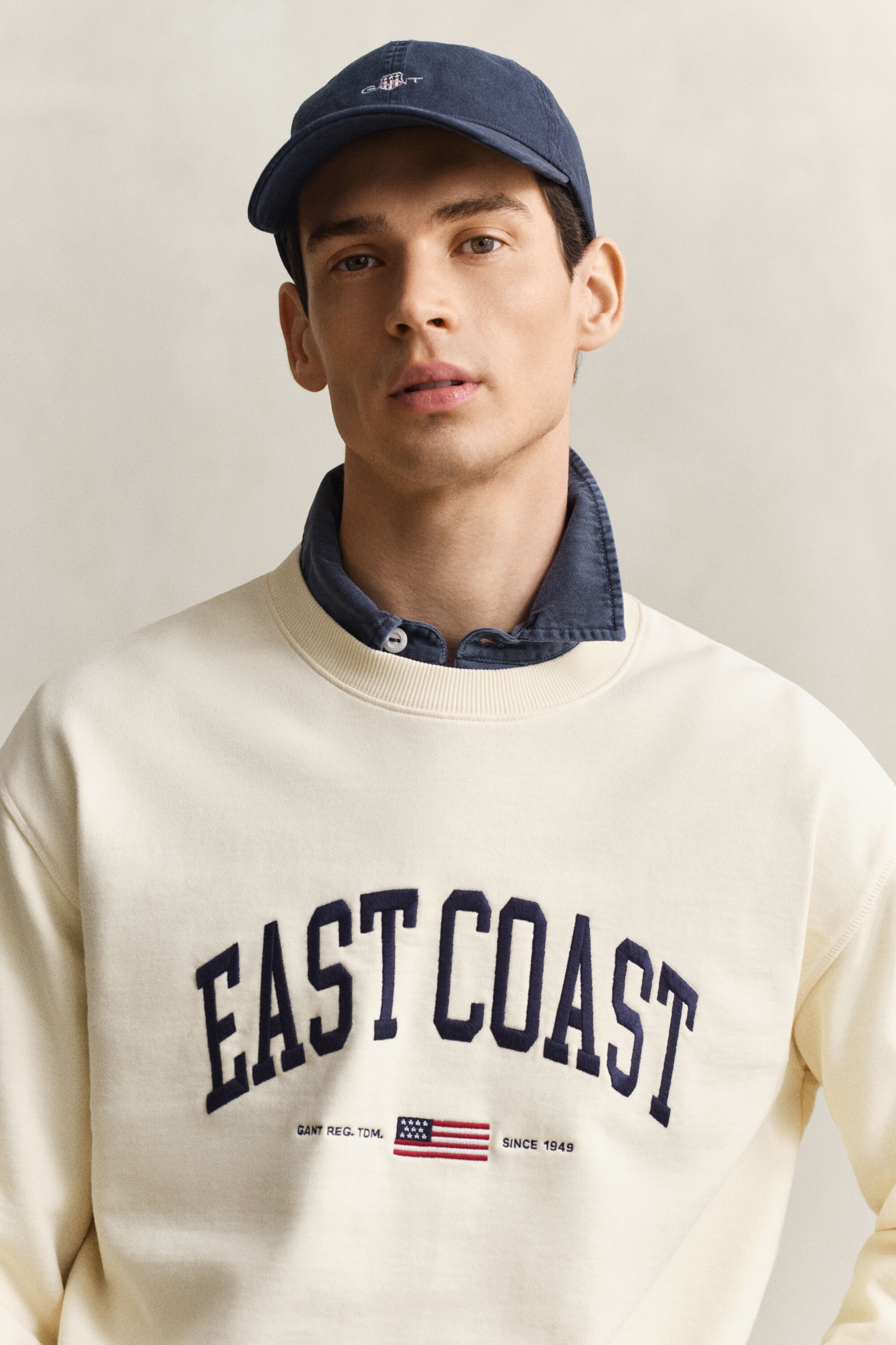 Sudadera con estampado de espray