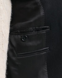 Abrigo de lana clásico