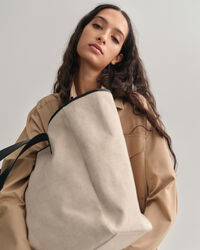 Bolso tote extragrande de lona