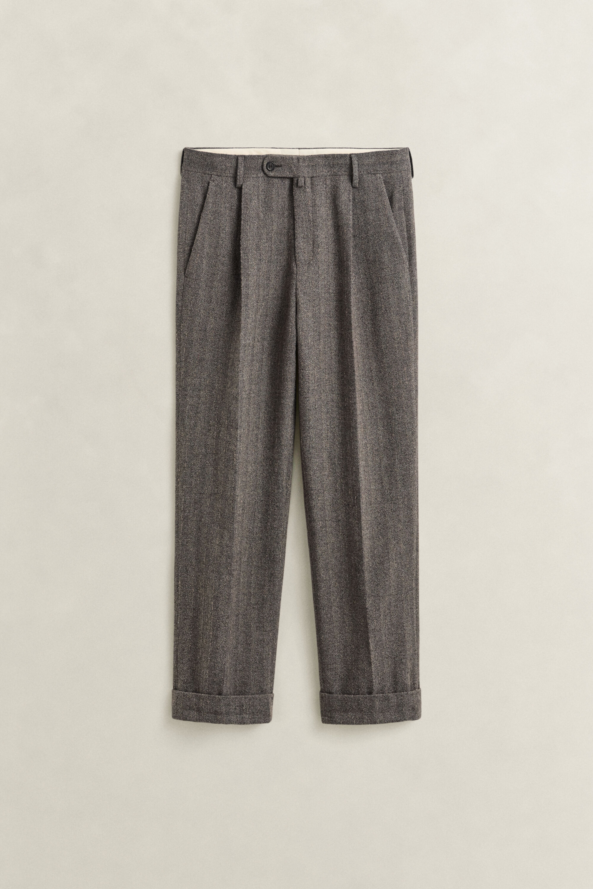 Pantalones de traje de raya diplomática