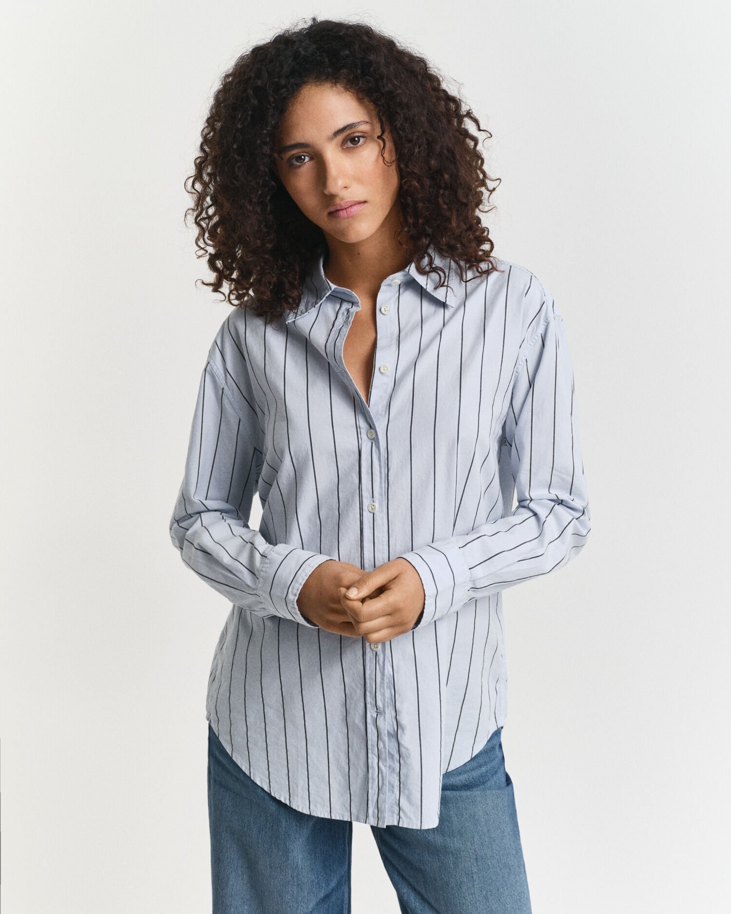 Camisa Oxford Relaxed Fit Luxury a rayas