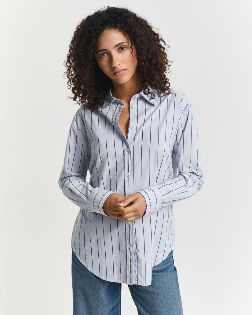 Camisa Oxford Relaxed Fit Luxury a rayas