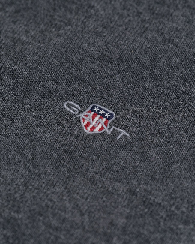 Jersey de algodón y lana con cuello de cisne