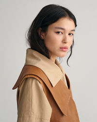 Chaleco de piel deconstruido