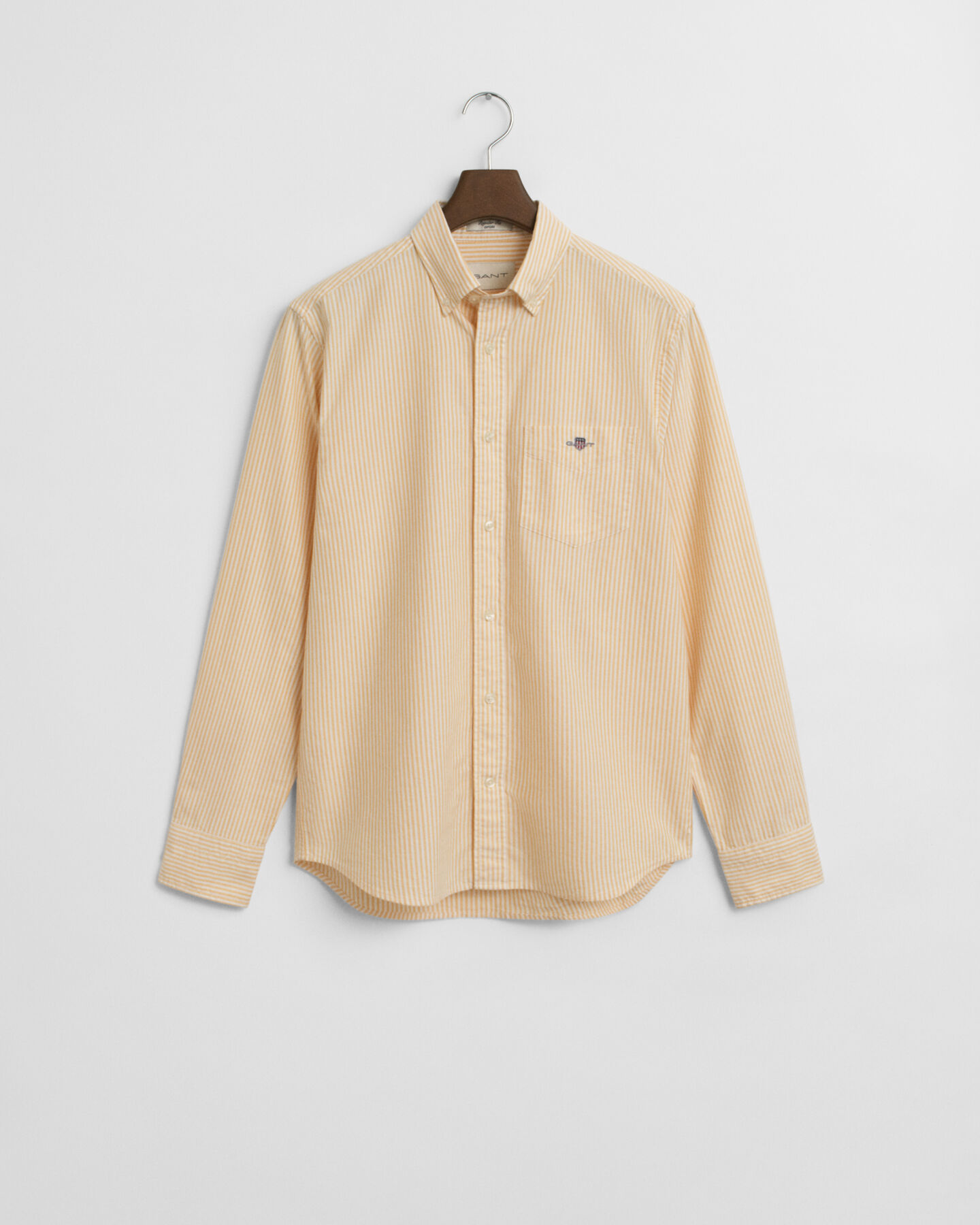 Camisa Oxford clásica Regular Fit de rayas finas