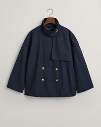 Chaqueta tipo gabardina de largo medio