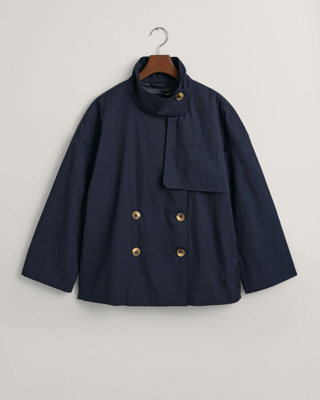 Chaqueta tipo gabardina de largo medio