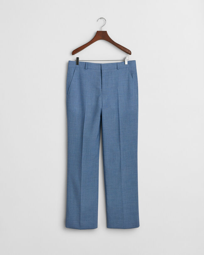 Pantalones de traje Relaxed Fit de lana moulin&eacute;