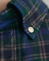 Camisa Regular Fit de pana a cuadros