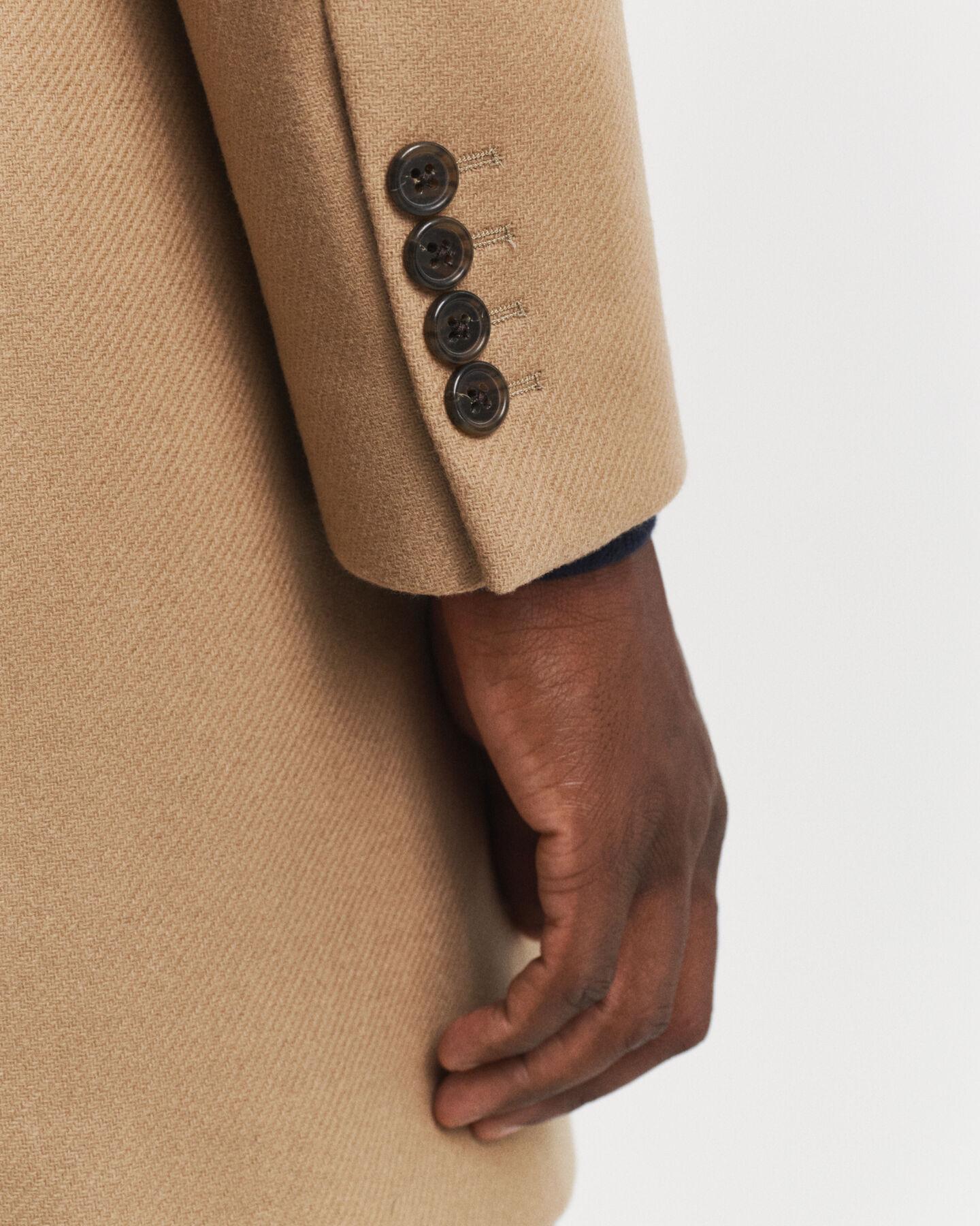 Abrigo de lana clásico