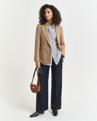 Camisa de popelina clásica de rayas Relaxed Fit