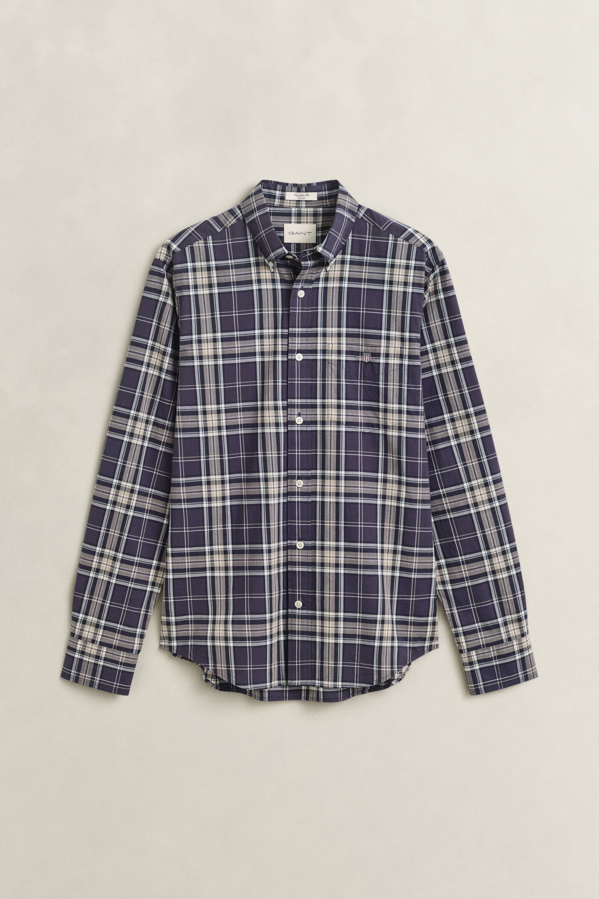 Camisa de popelina a cuadros
