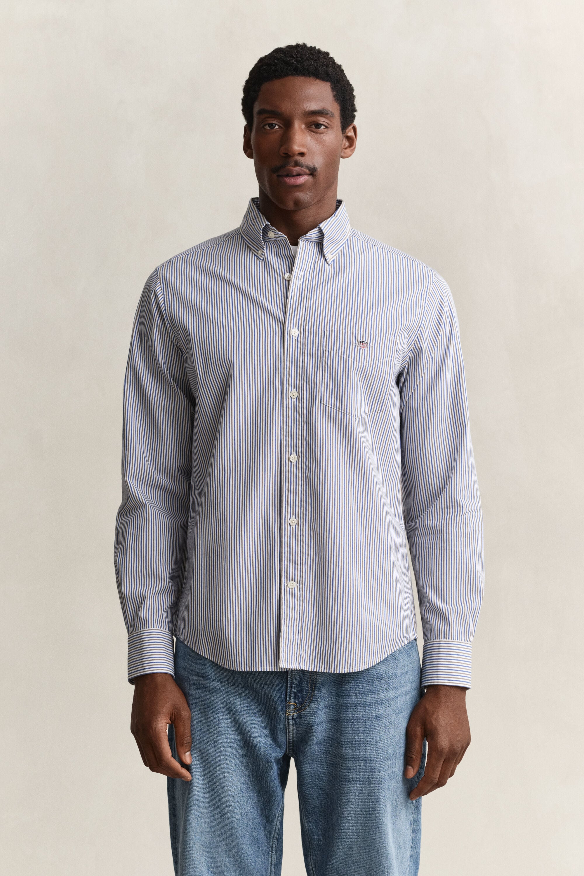 Camisa de popelina a rayas