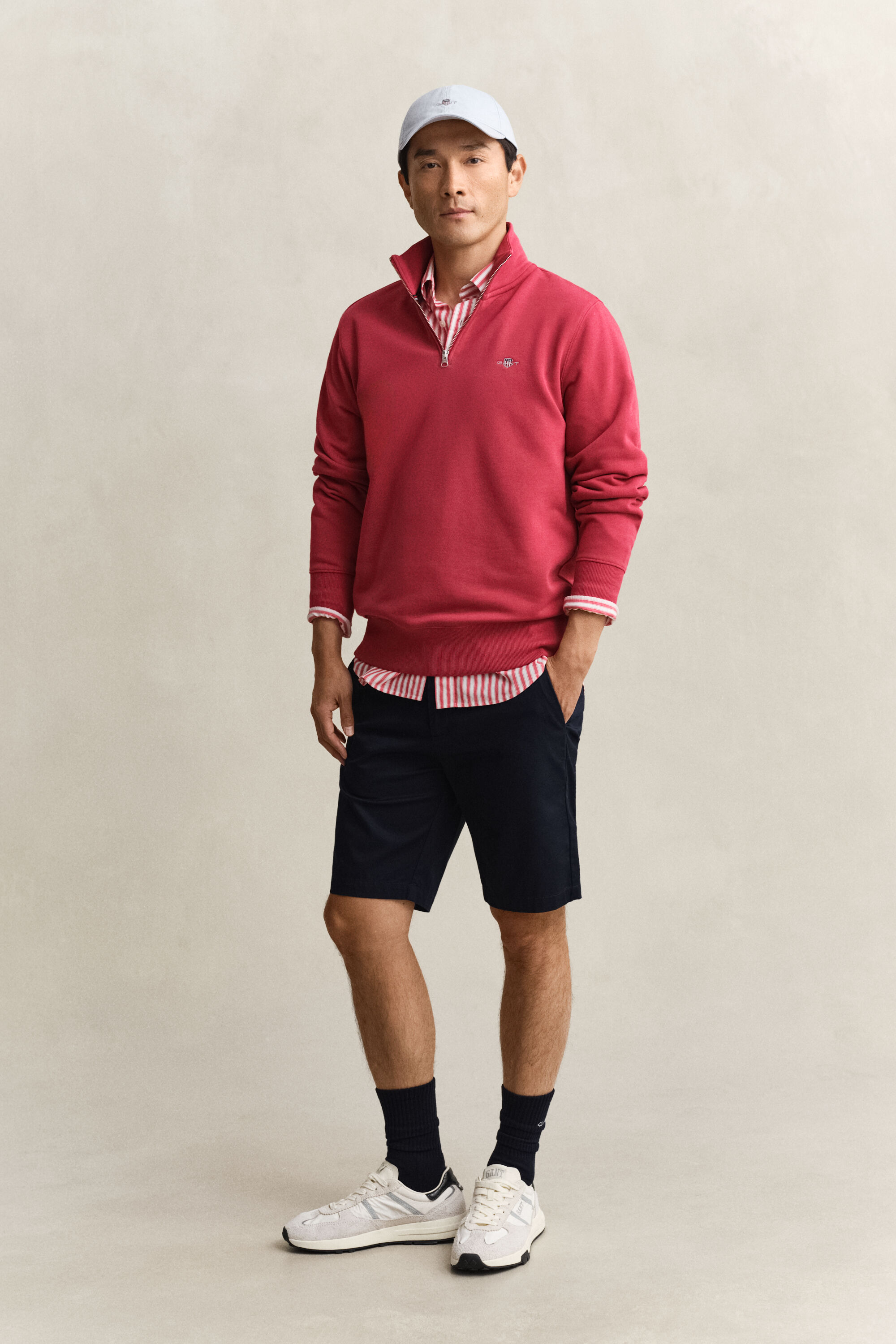 Sudadera Shield con media cremallera