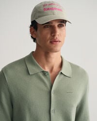 Camisa de manga corta de punto con textura