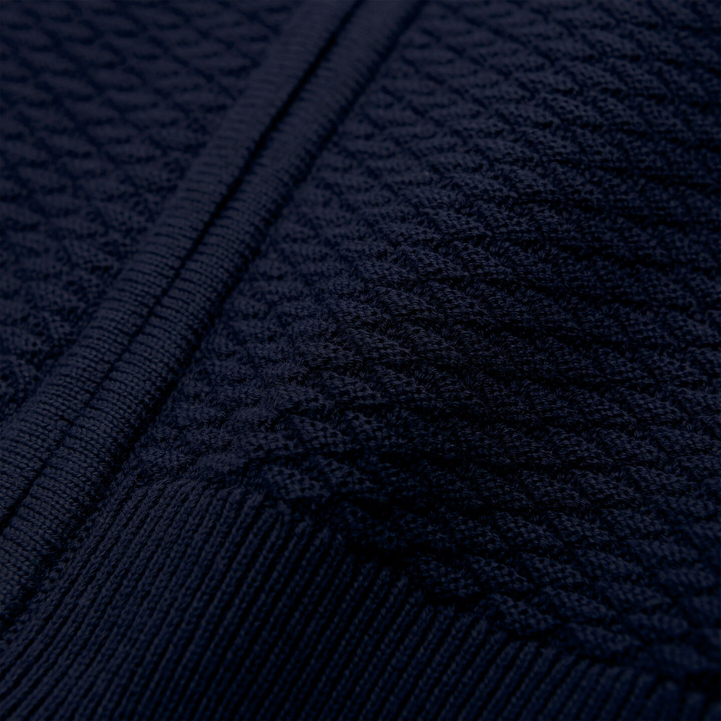 Jersey con cremallera completa Triangle Texture