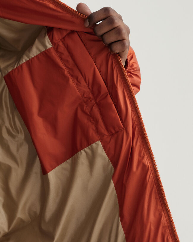 Chaqueta acolchada con lustre