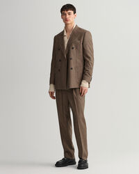 Americana de traje con estampado de pata de gallo