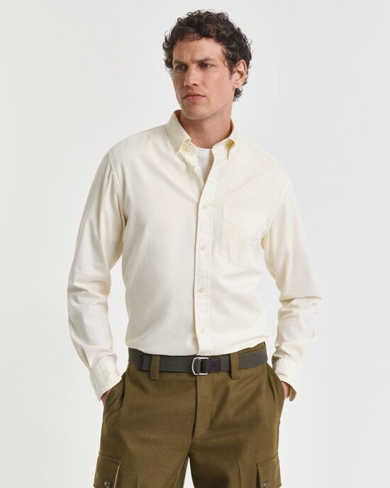 Camisa Regular Fit de sarga