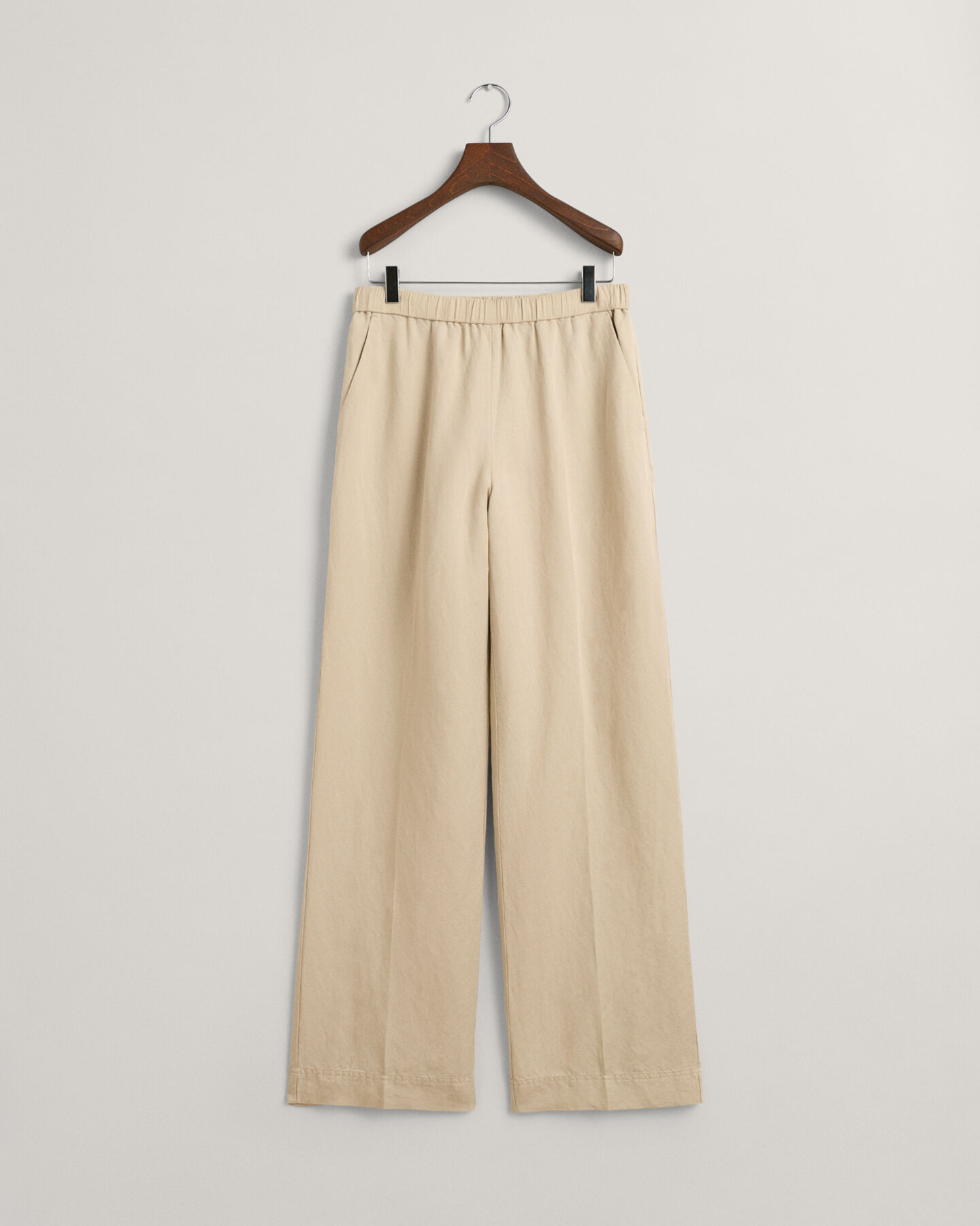 Pantalones Relaxed Fit en mezcla de lino Pull-On