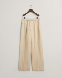 Pantalones Relaxed Fit en mezcla de lino Pull-On