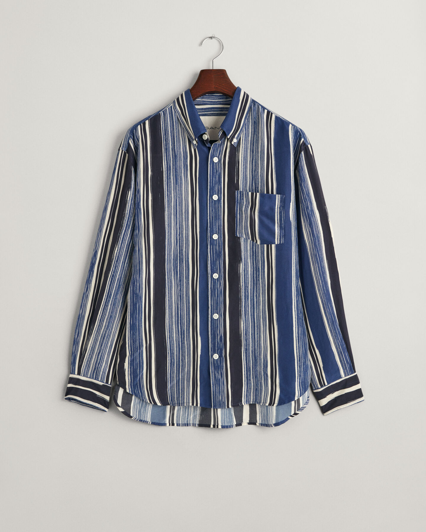 Camisa de seda estampada Relaxed Fit