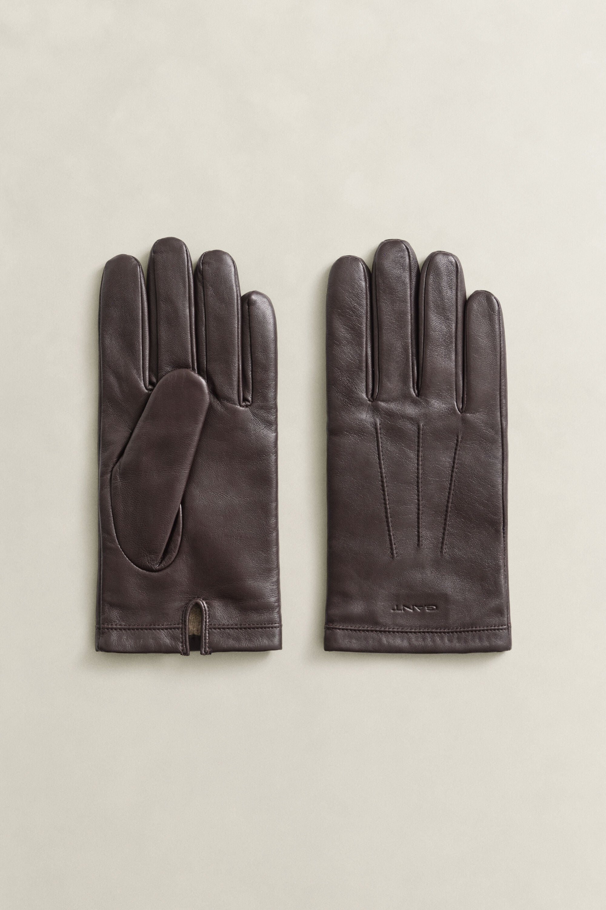 Guantes de piel de cordero con forro de cachemir