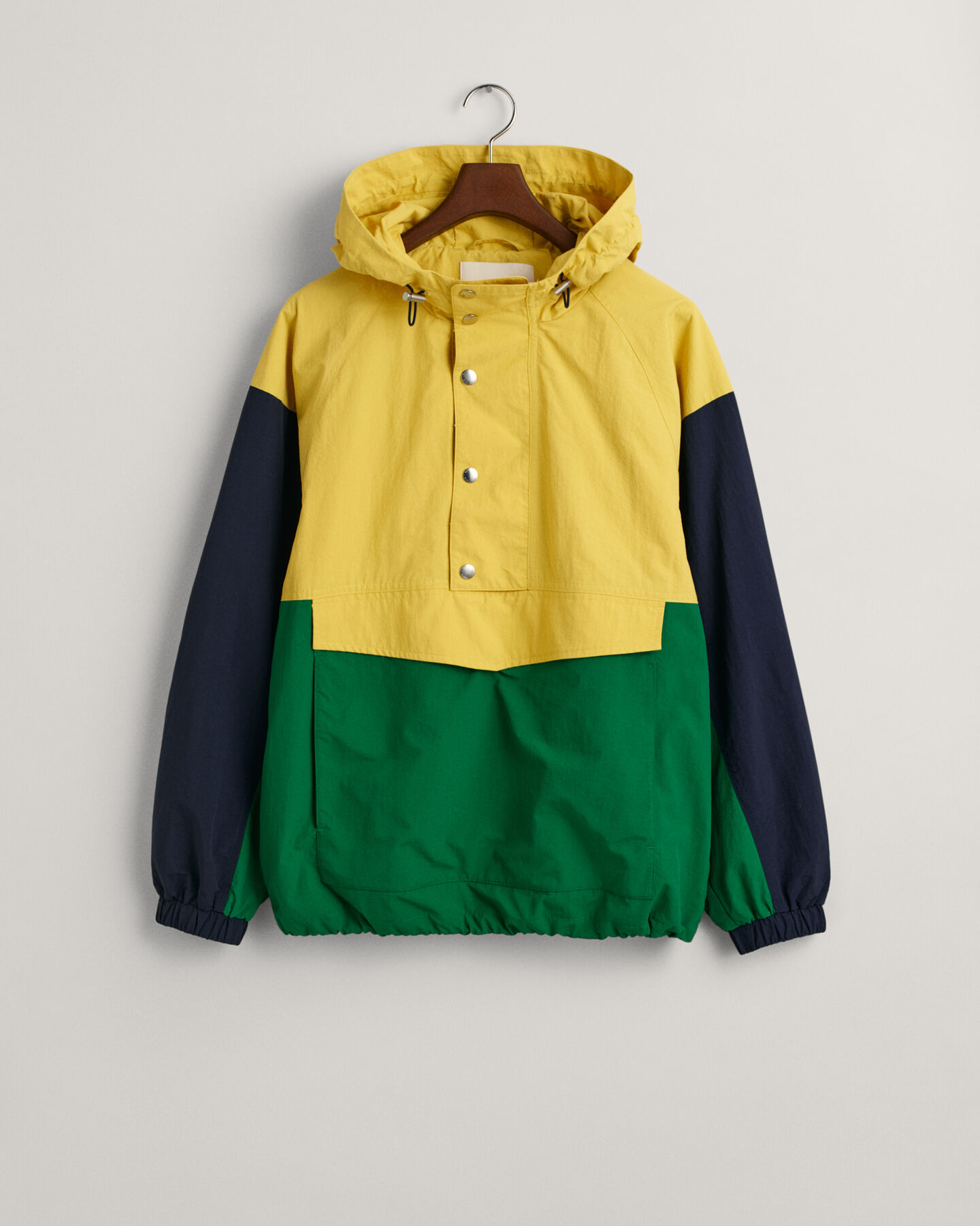Anorak con bloques de color