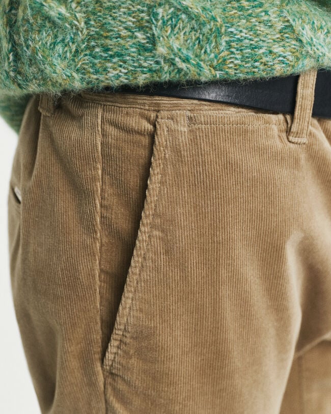 Pantalones chinos Slim Fit de pana