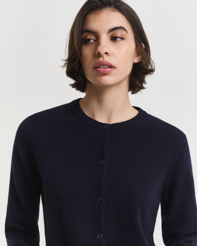 Cárdigan de lana de oveja muy fina