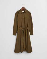 Vestido camisero con bolsillo