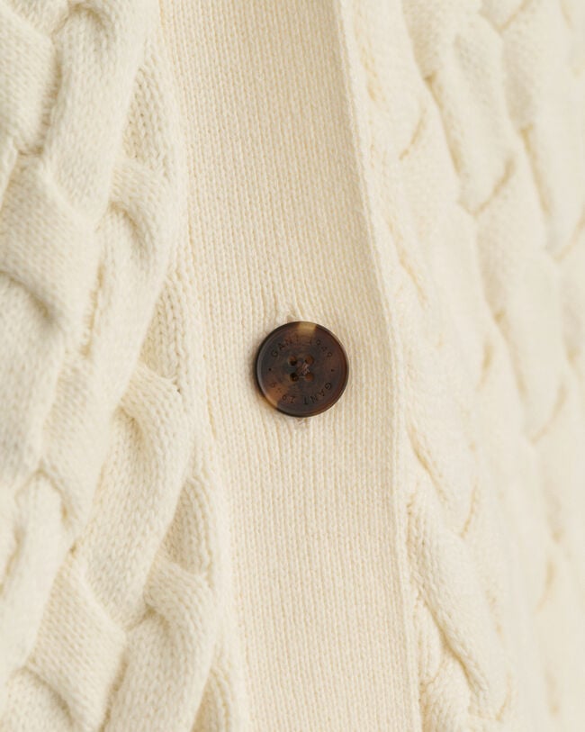 Cárdigan de algodón Textured