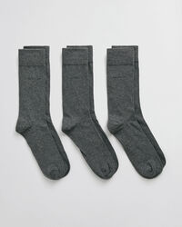 Paquete de tres pares de calcetines de algodón suave