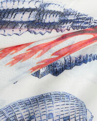 Pa&ntilde;uelo con estampado Seashell