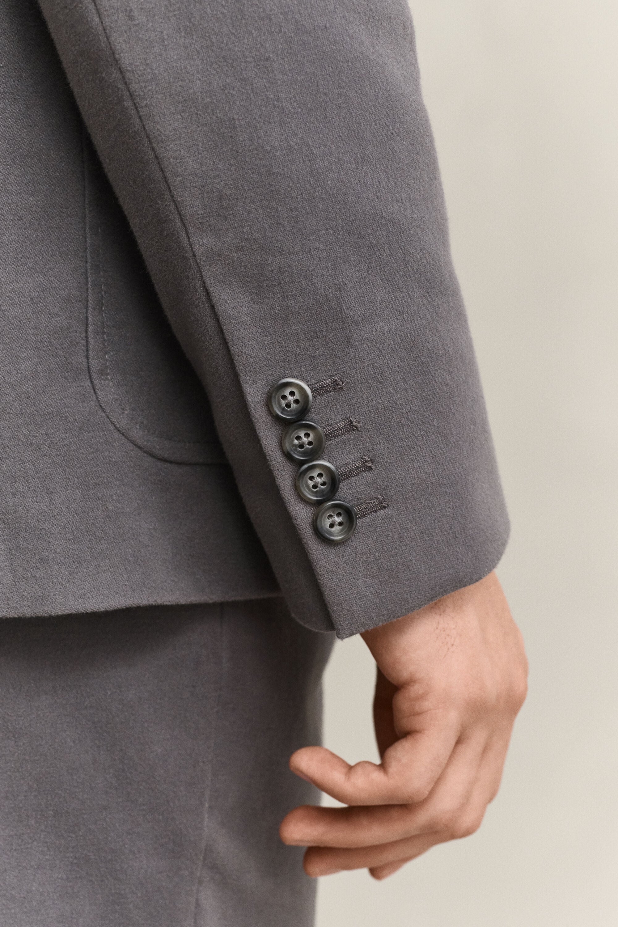 Chaqueta de traje de molesquín