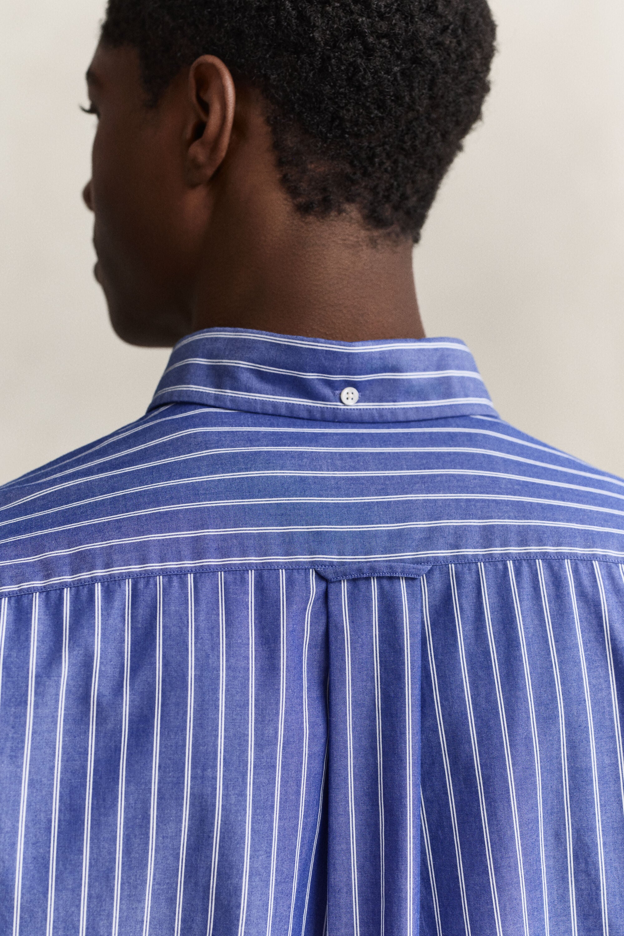 Camisa clásica de popelina a rayas