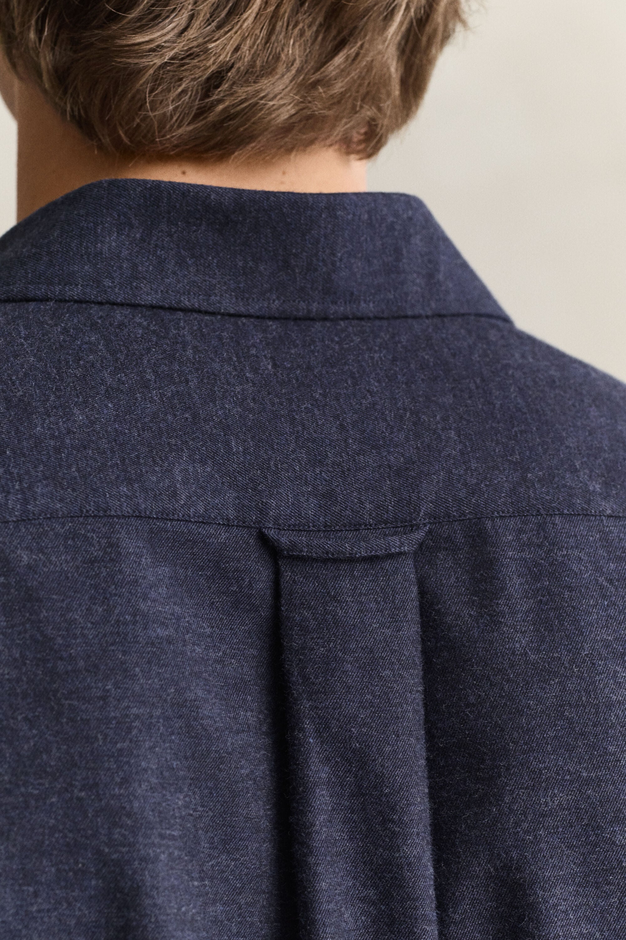Camisa de franela jaspeada