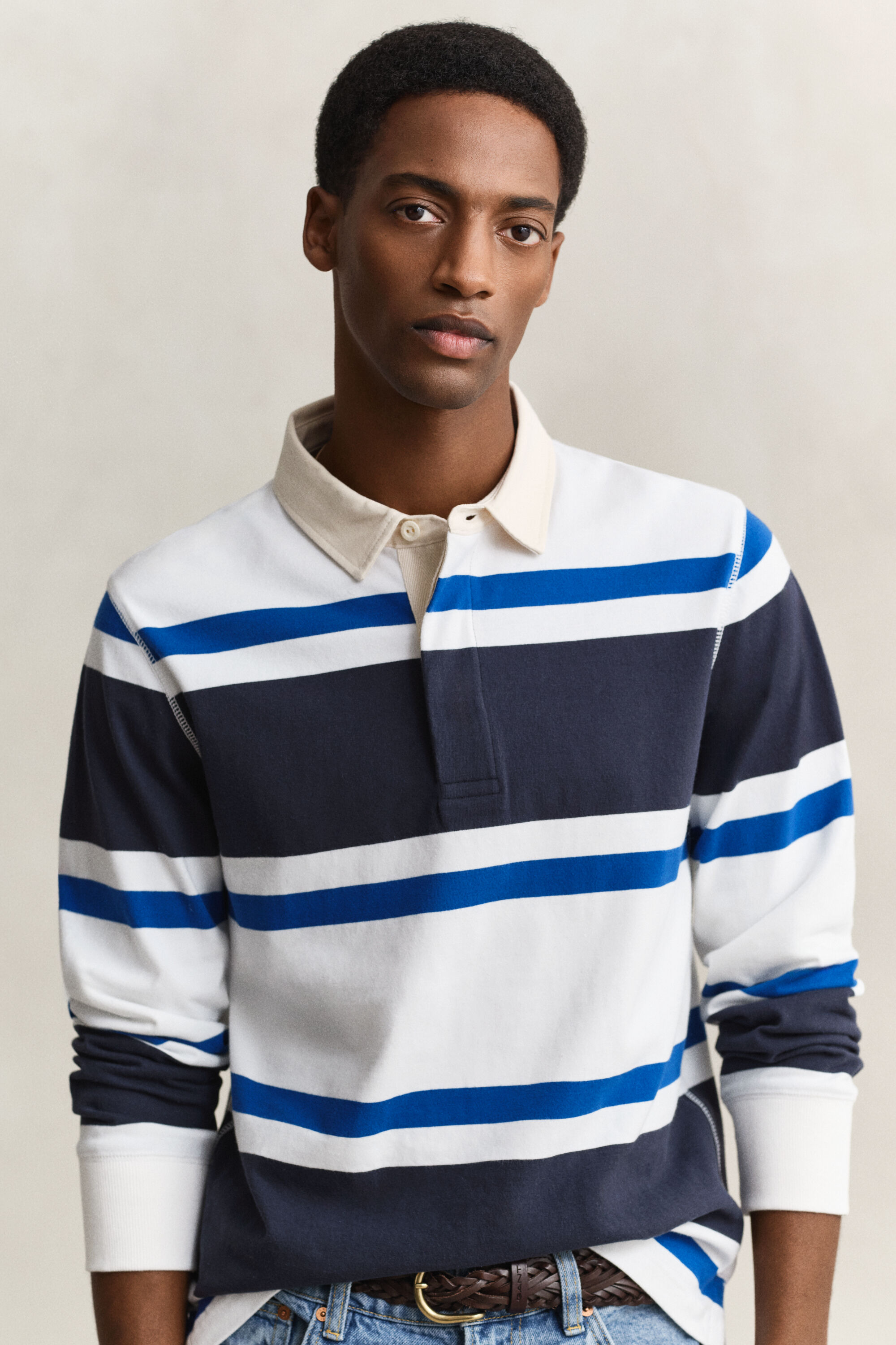 Rugger de rayas en bloque