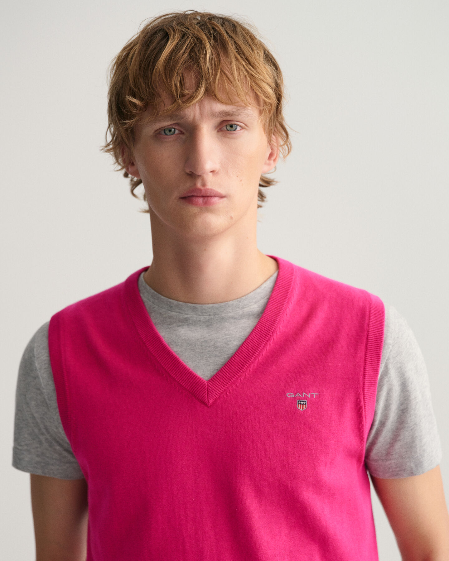 Chaleco de punto de algodón Classic