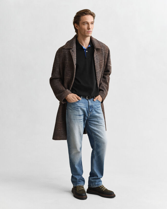 Polo de piqué en contraste