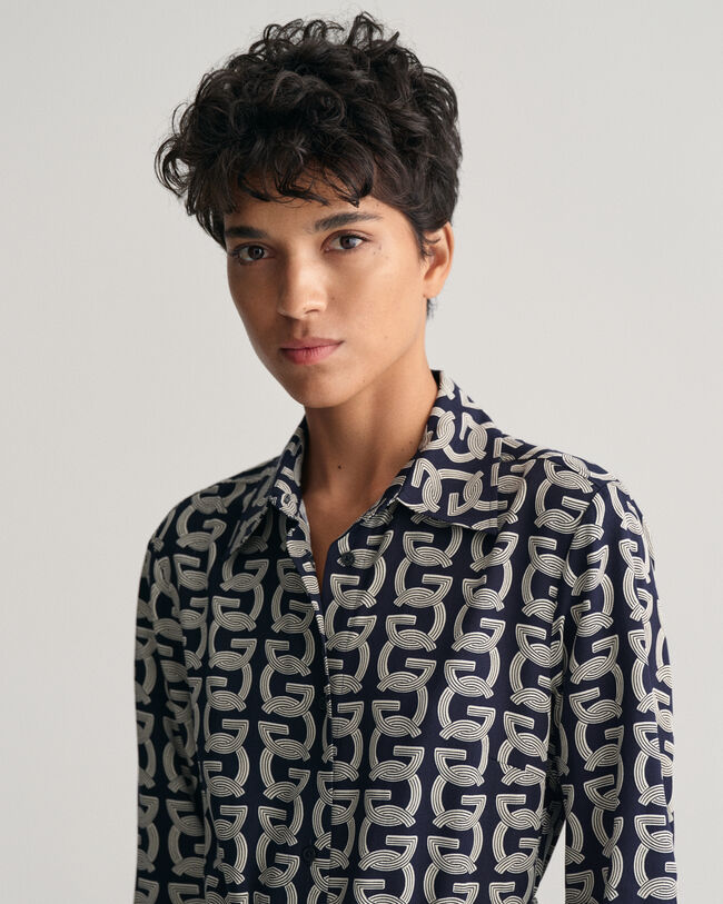 Vestido camisero G Patterned